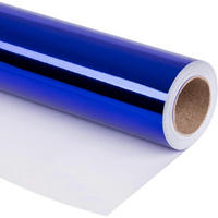 GESCHENKPAPIER Königsblau Metallic 76 cm x 10 m - Blau, Papier (5/76/5cm)