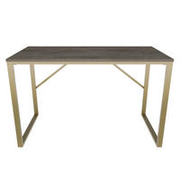 COMPUTERTISCH Layton Gold Wenge - Multicolor, Holzwerkstoff (60/120/16cm) - Decorotika