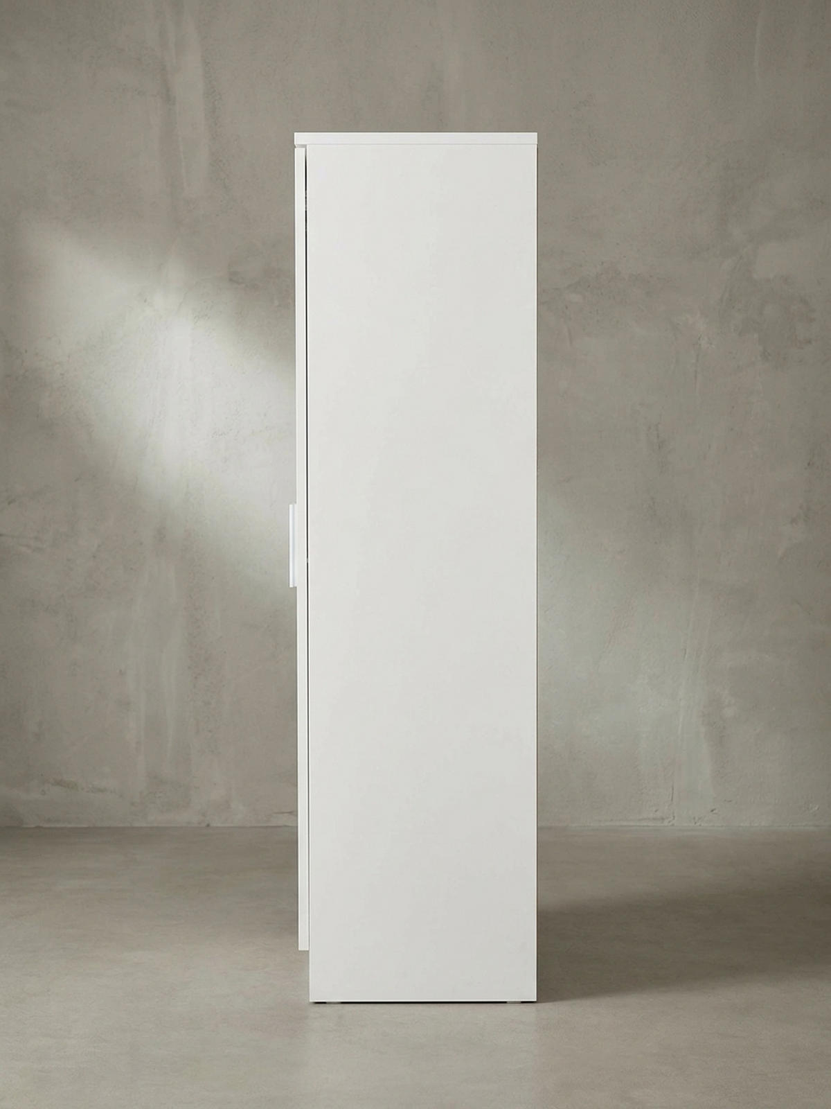SCHUHSCHRANK – Weiß, für ca. 14 Paar Schuhe, 2 Türen, 2 Schubladen - Weiß, Holz (55/108/35cm) - KADIMA DESIGN