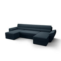 ECKSOFA REBIU2 Poso 05 mit Schlaffunktion - Dunkelblau, Textil (326/86/140cm) - Bedante