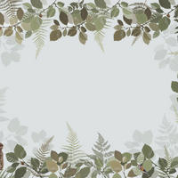 FOTOTAPETE Waldtiere 400 x 279 cm - Grün, Papier (400/279cm) - ESTAhome