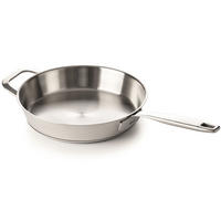 BRATPFANNE Maestro Edelstahl mit Gegengriff Ø 32 cm – geeignet für alle Wärmequellen – ohne Antihaftbeschichtung - Silberfarben, Metall (1/34/8cm)
