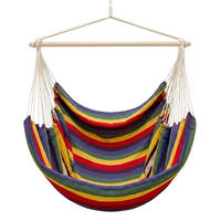 XXL HÄNGESESSEL 185/130 cm Belastbar bis 150 kg Multicolor - Multicolor, Textil (130/155/185cm) - Amanka