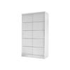 SCHWEBETÜRENSCHRANK Diego IV - Weiß, Holzwerkstoff/Metall (100/200/58cm) - MIRJAN24