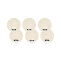 UNTERSETZER - 6er-Set - Recycelter Filz in Beige - Beige, Textil (10/10cm) - Björn