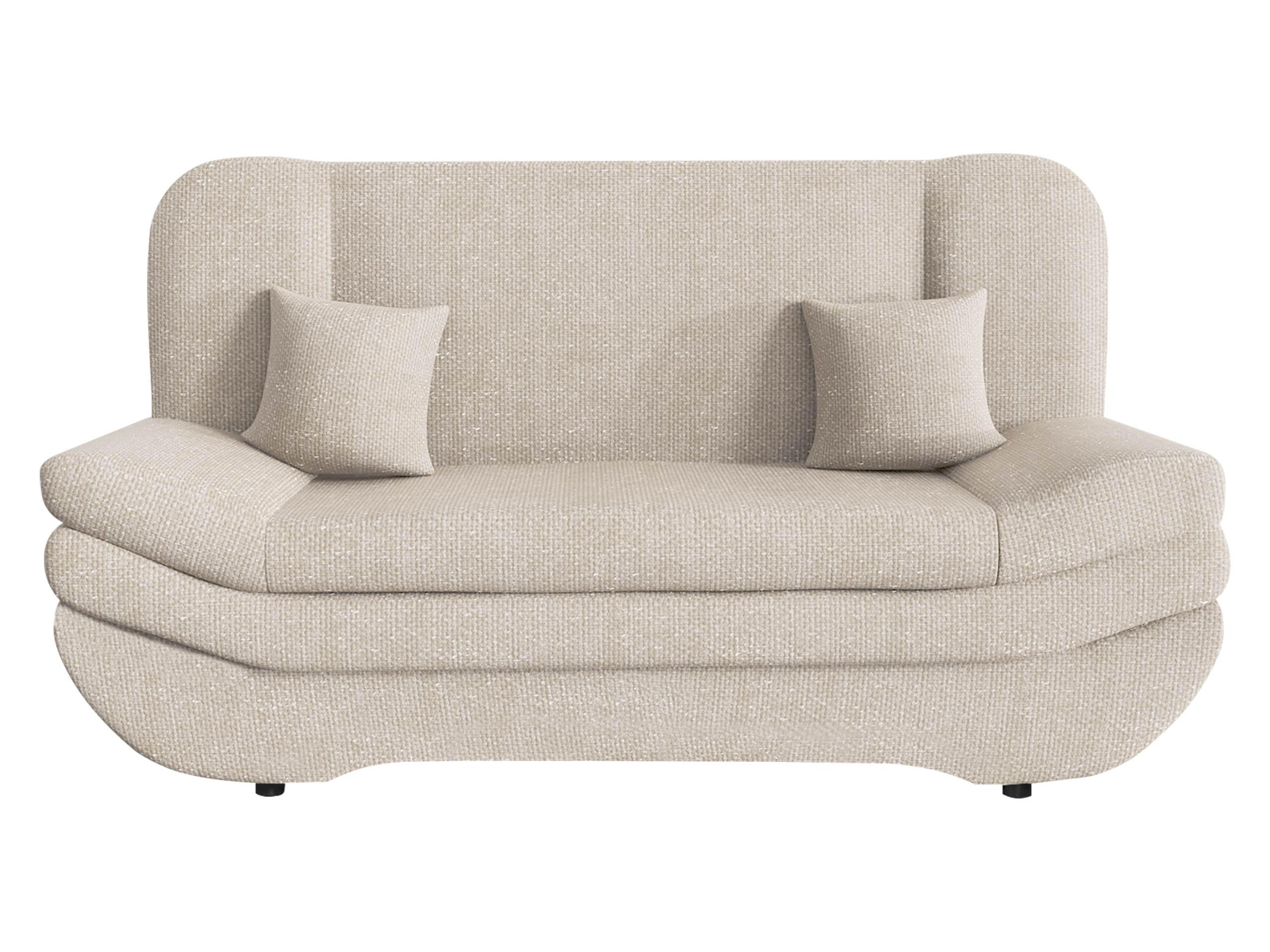SCHLAFSOFA Weronika Premium - Beige/Schwarz, Holz/Kunststoff (200/95/90cm) - MIRJAN24