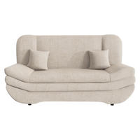 SCHLAFSOFA Weronika Premium - Beige/Schwarz, Holz/Kunststoff (200/95/90cm) - MIRJAN24