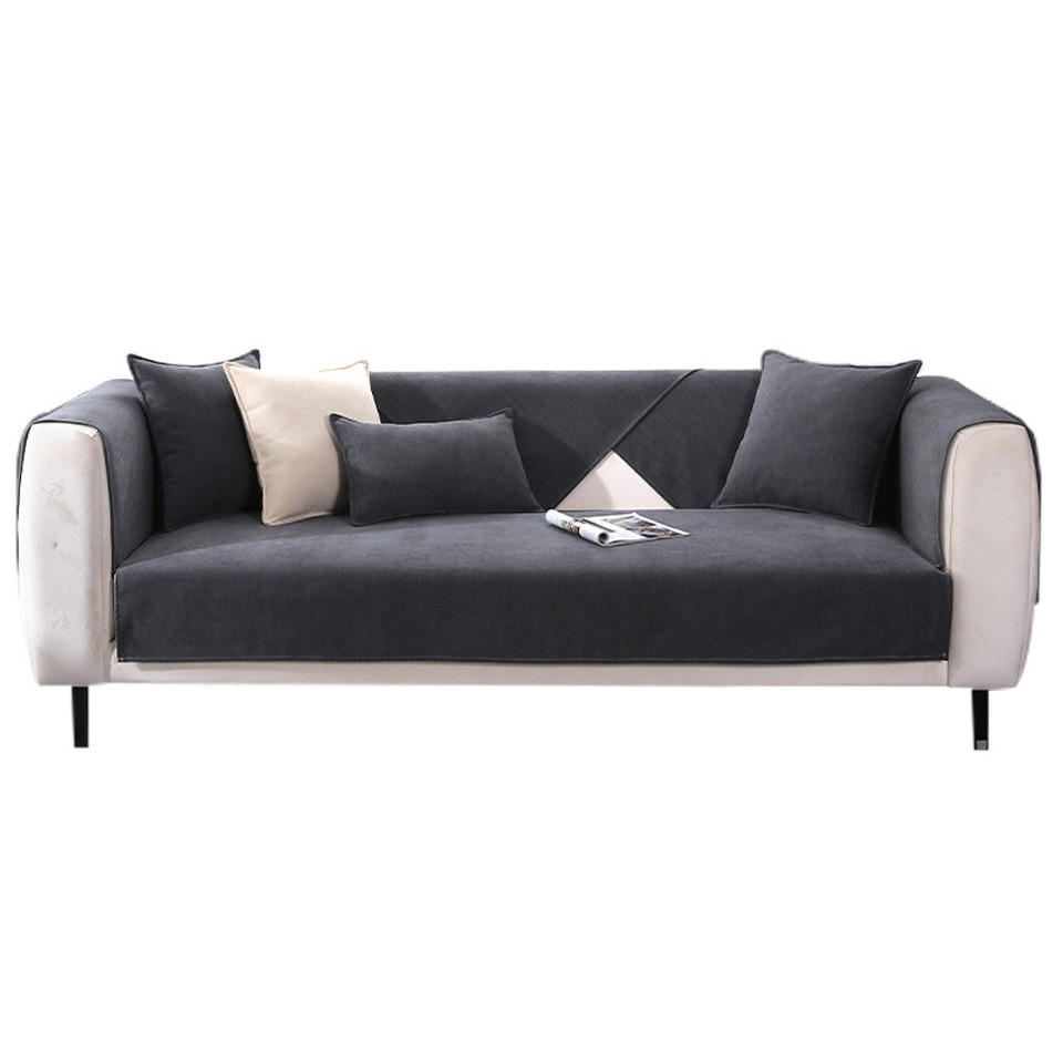 SOFAÜBERWURF Dunkelgrau 90 x 180 cm 1 Stück - Dunkelgrau, Textil (90/180cm) - Kaket