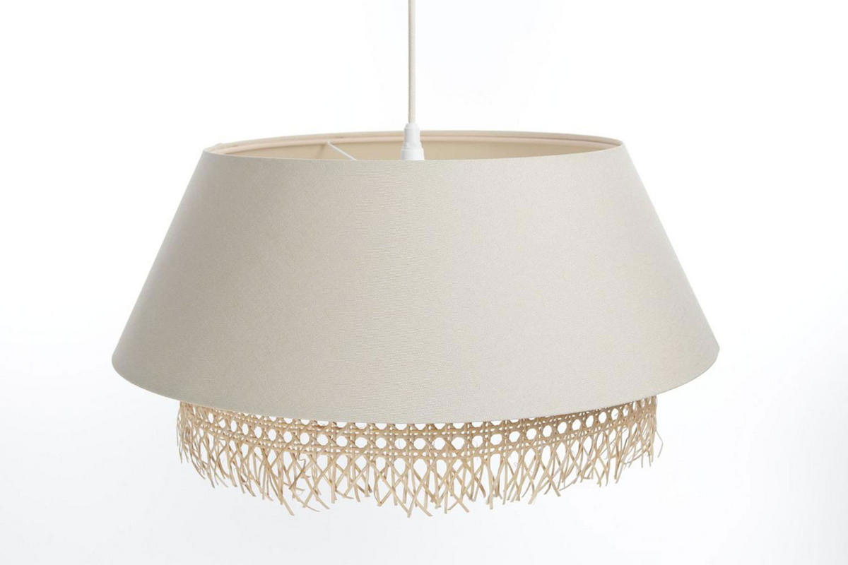 HÄNGELEUCHTE Beige 50/26 cm - Beige, Kunststoff (50/1.3/26cm) - ONZENO
