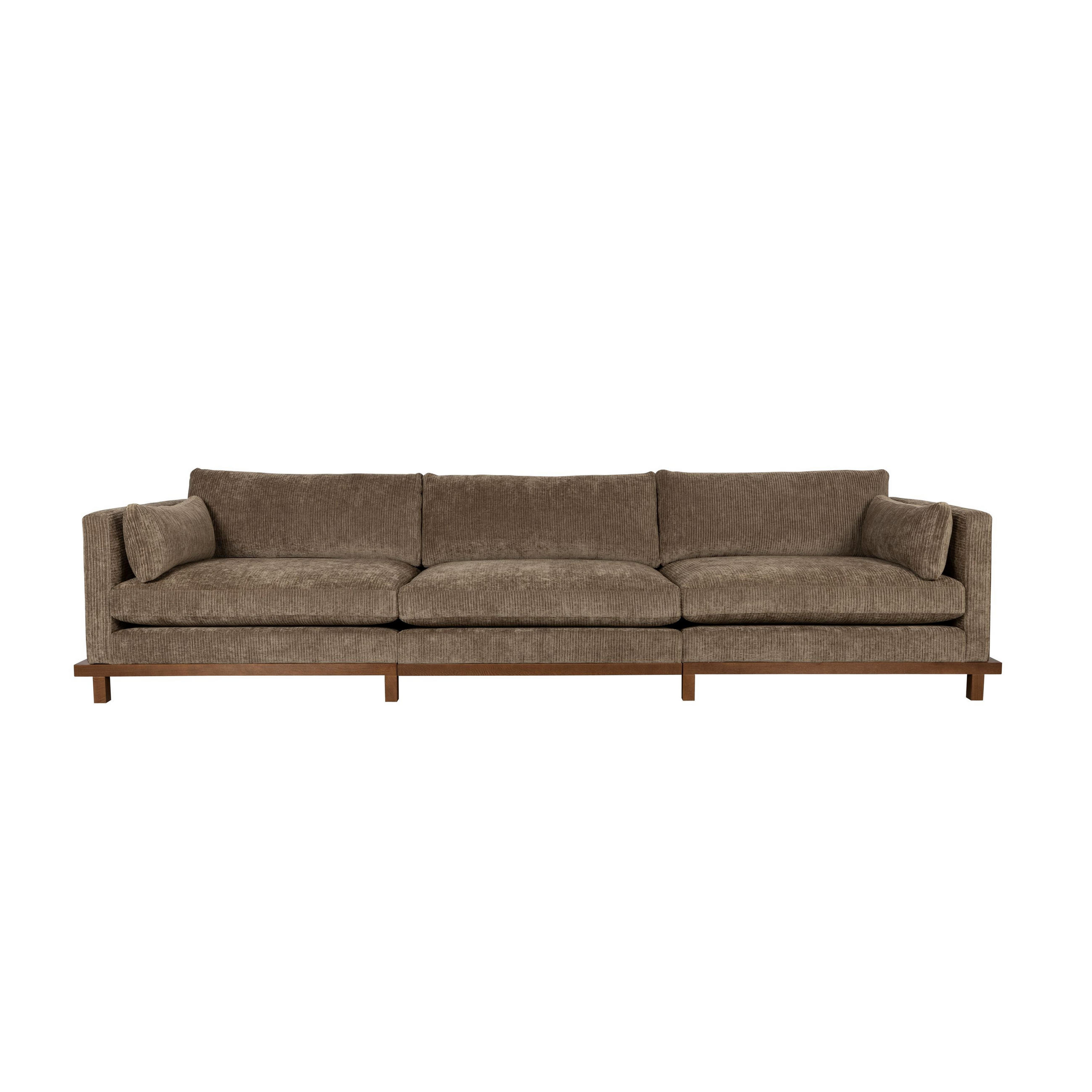 Zuiver Sofa Braun 335x80x101 cm