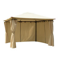 ERSATZDACH Venedig, Pavillondach 300x300 cm, PVC-beschichtet, Farbe: écru - Naturfarben, Kunststoff (300/0.3/300cm) - TPFGarden