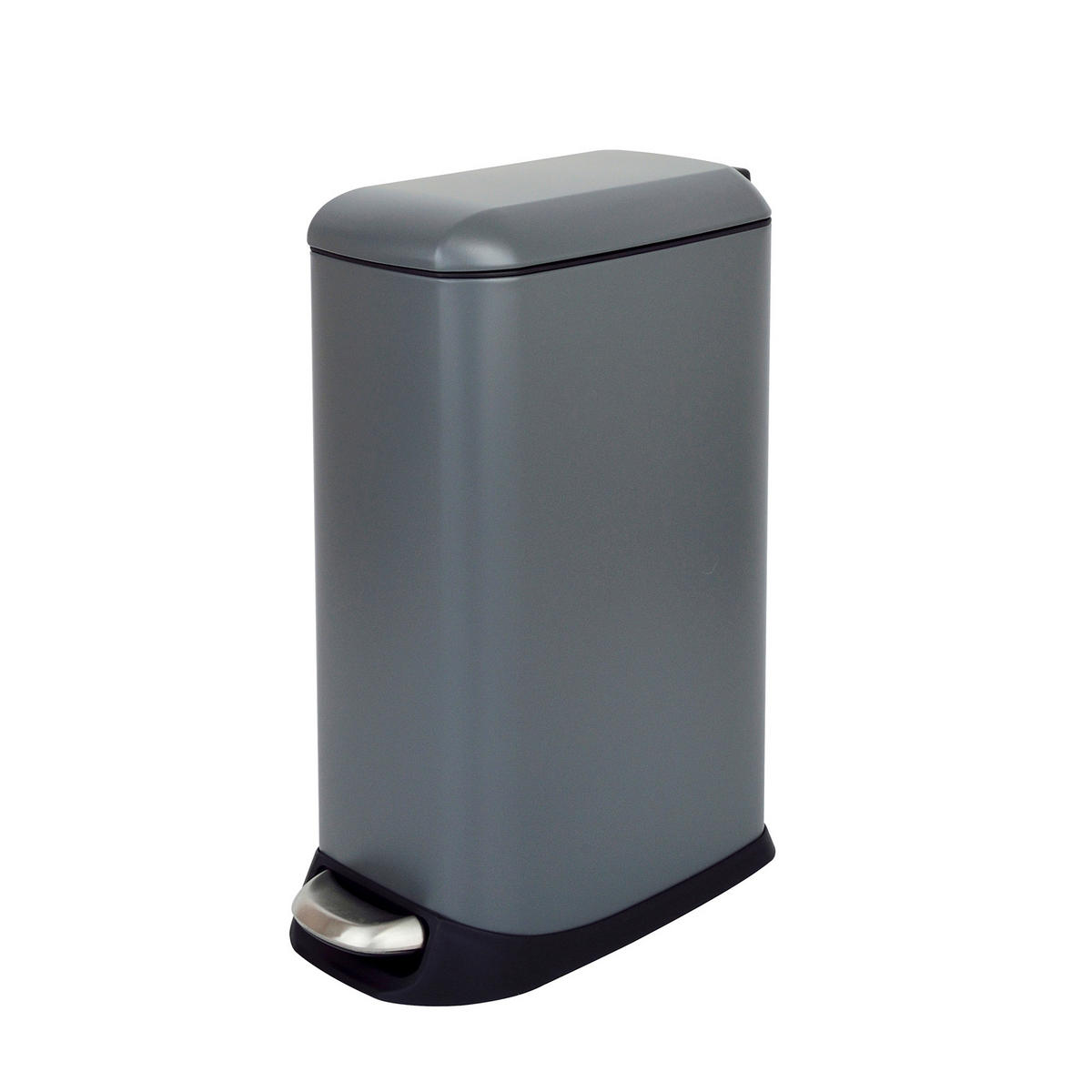 MÜLLEIMER TS20 20l Grau - Grau, Metall (23.5/55.5/42cm) - SVITA