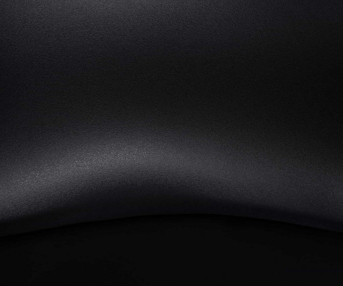BARHOCKER Lederlook schwarz - Schwarz, Textil/Metall (43.5/75/46cm) - CLP