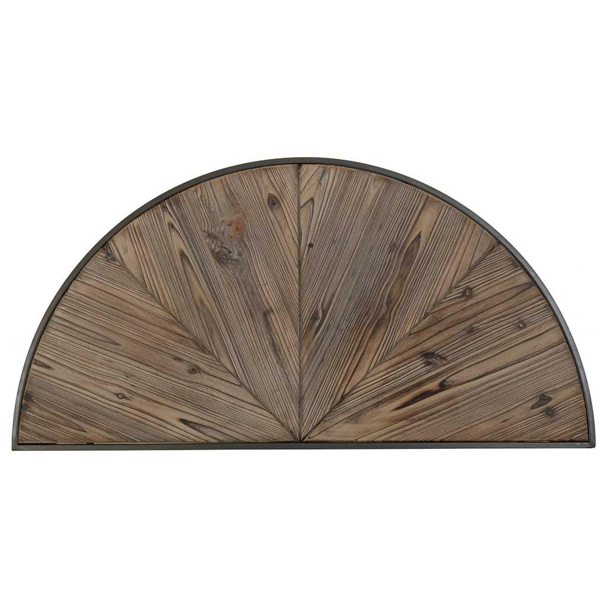 TISCH aus Metall und Holz, 91x46x41cm - Braun, Holz (45.5/91/40.5cm) - Wanderlust