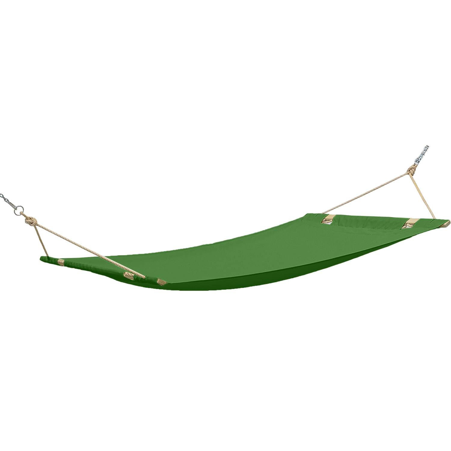 HÄNGEMATTE Lenger Grün - Grün, Textil (310/4/110cm) - KONSIMO®