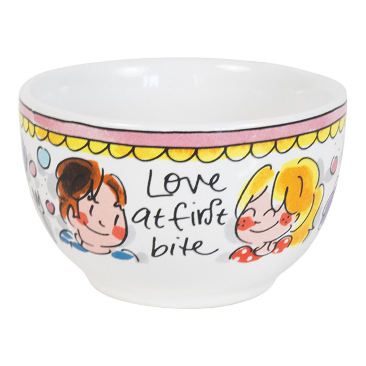 SCHALE Gute Zeiten in Bunt - 8cm - Multicolor, Keramik (8.7/5.5/8.7cm) - Blond Amsterdam