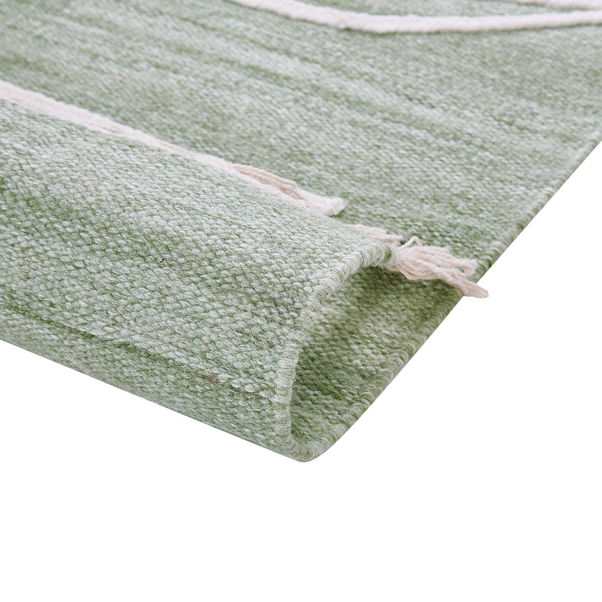 OUTDOOR-TEPPICH Yavu 200/140 cm - Grün, Kunststoff (140/200cm) - Beliani