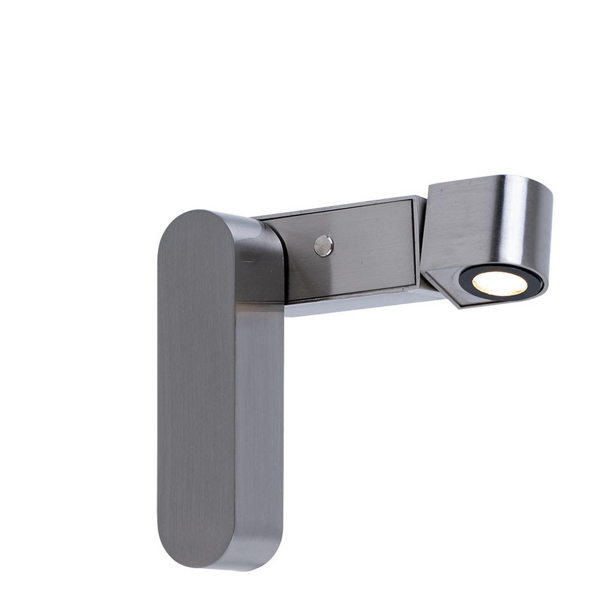 LED WANDLEUCHTE GUFA Silber Matt - Silberfarben, Kunststoff (7.5/23.5/14cm) - Globo Lighting