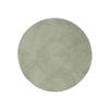 HOCHFLORTEPPICH rund Soda Hellgrün ø 200 cm rund - Hellgrün, Textil (200/200cm) - benuta Nest