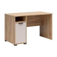 SCHREIBTISCH Chuck Mauvella Eiche / Kaschmir 120 / 60 / 75cm - Kaschmir/Eichefarben, Holz/Holzwerkstoff (60/120/75cm) - Feldmann-Wohnen