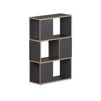 RAUMTEILER Eneos Anthrazit/Eiche 60 x 94 cm - Eichefarben/Anthrazit, Holzwerkstoff (60/94/24cm) - Vicco
