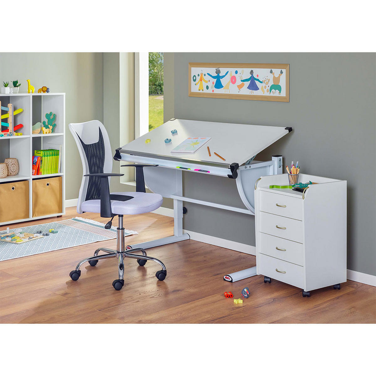 KOMMODE Weiß - Weiß, Holzwerkstoff (40/65/36cm) - ebuy24