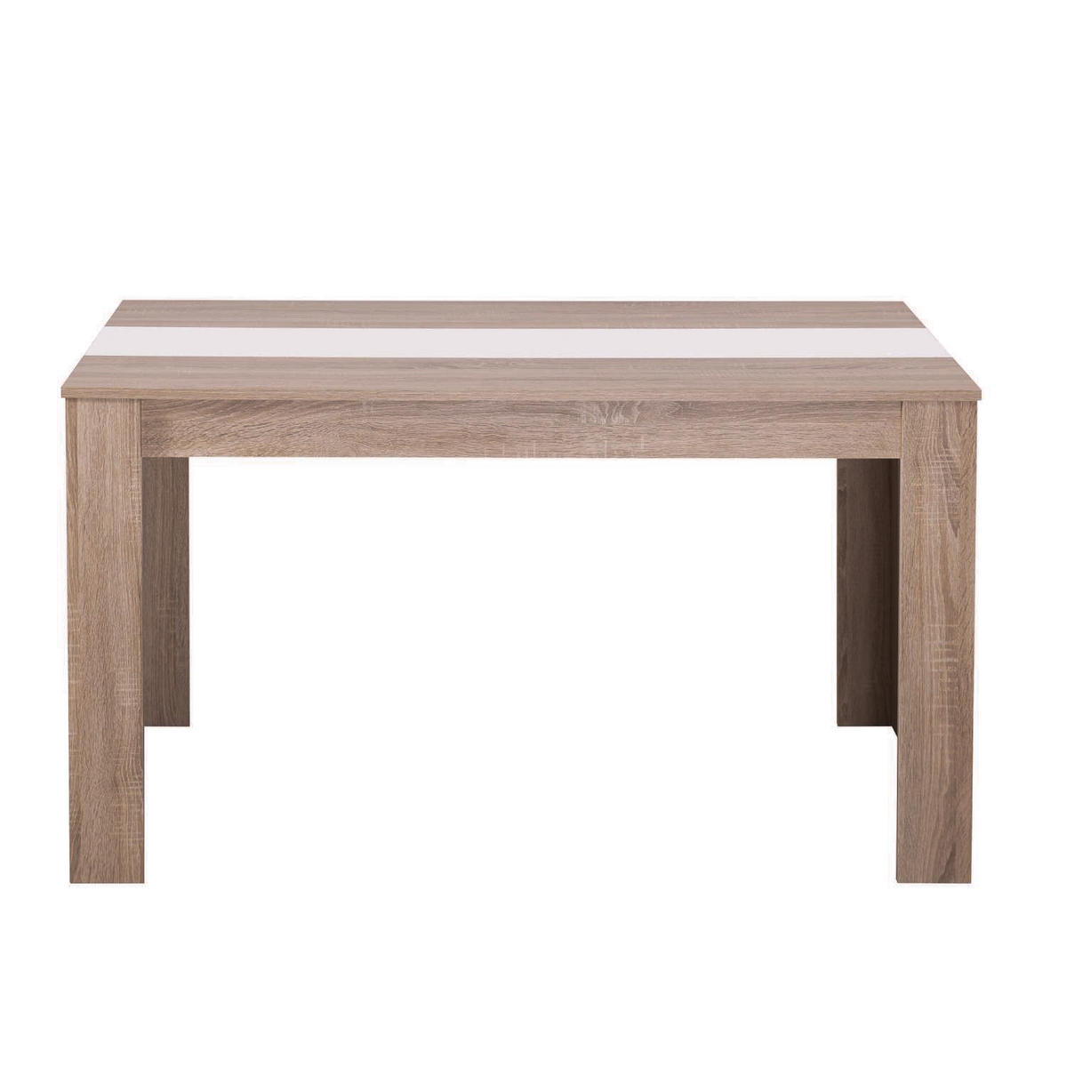 ESSTISCH in Holzwerkstoff 135/80,5/75 cm - Braun, Holz (80/135/75cm) - Homestyle4u