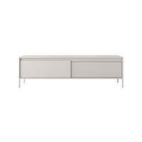 TV-LOWBOARD Ferrato E 187 cm Beige - mit 2 Türen i Riffel-Optik - Beige, Holz/Holzwerkstoff (187/53/39cm) - Ravio