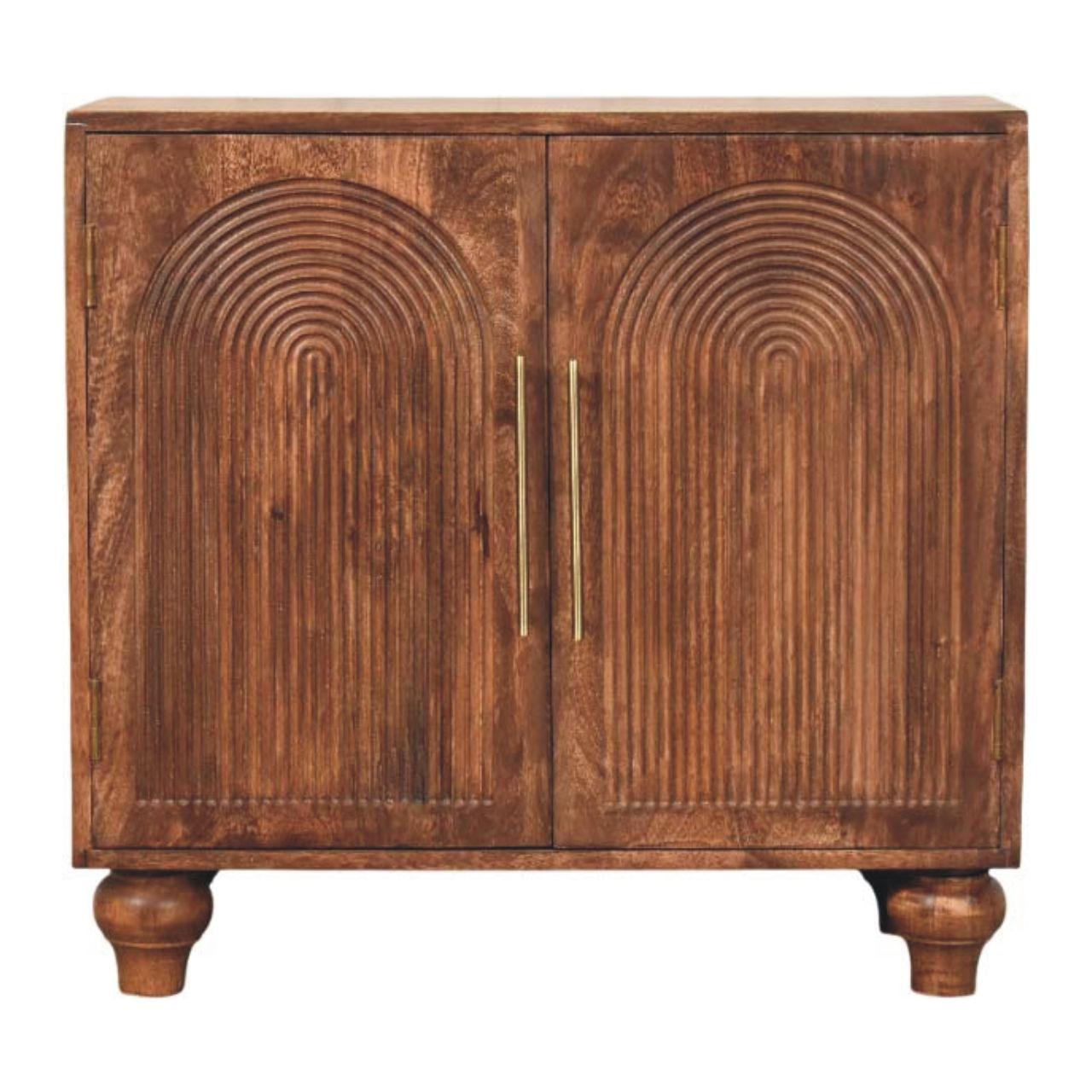 Artisan Furniture NOČNÍ STOLEK šedá povrchová úprava, 1 zásuvka, 1 otevřená police, šedá a hnědá