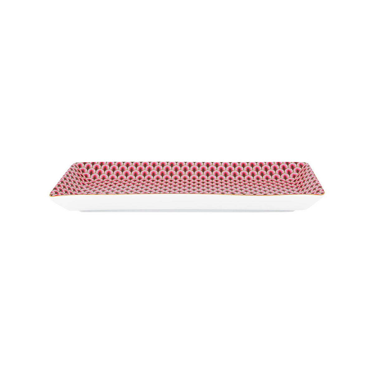 GESCHENKSET Rund oriental blumenfestival dark rosa - Rosa, Keramik (21.3cm) - Pip Studio