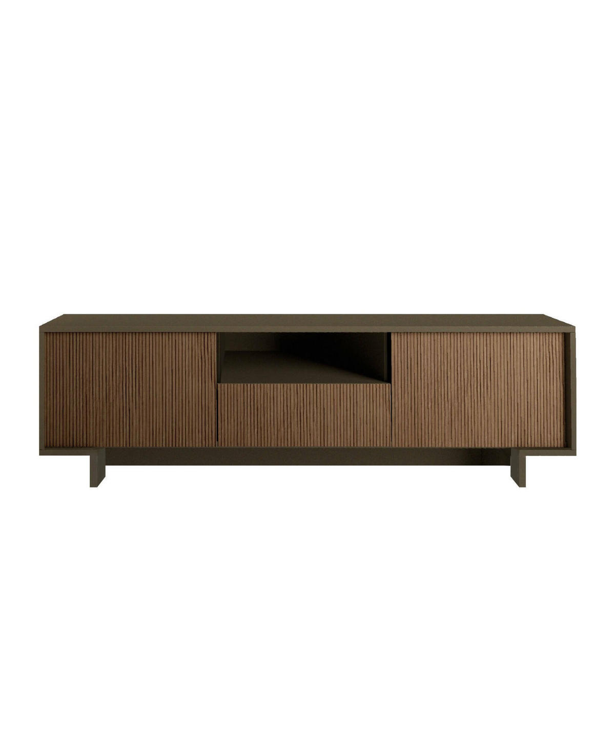 FERNSEHSCHRANK Braun, Nussbaum 42/170/48 cm - Braun, Holzwerkstoff (170/48/42cm) - DMORA
