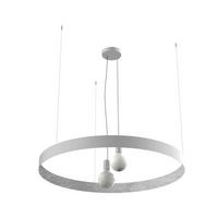 HÄNGELEUCHTE - Weiß, Metall (80/80/6cm) - Lumicom