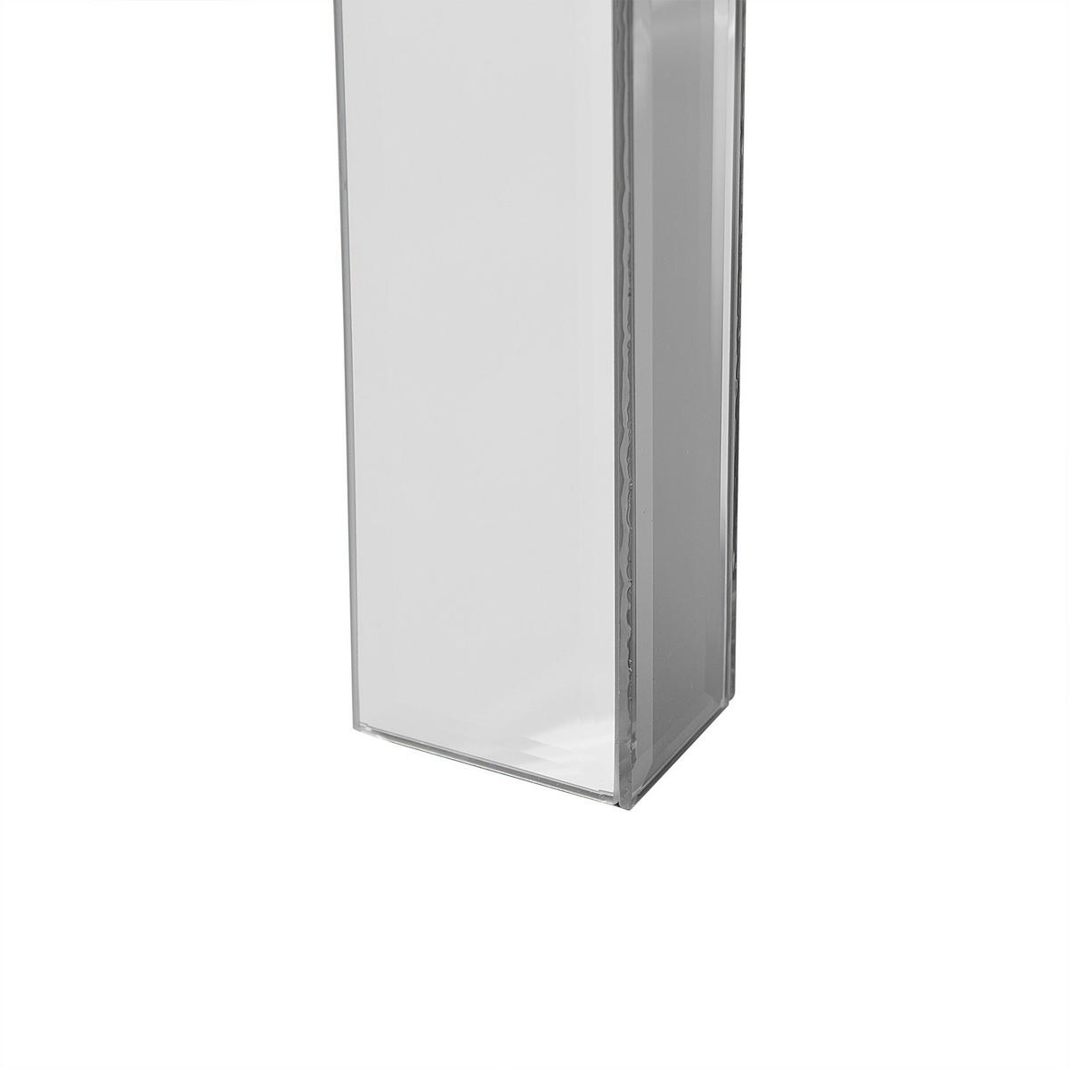 BEISTELLTISCH Glas Silber Rimarde - Silberfarben, Glas (60/60/71cm) - Beliani