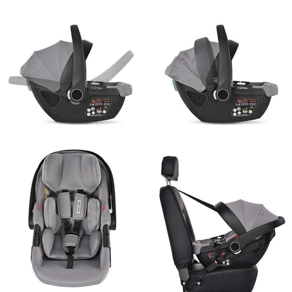 Thumbnail - Lorelli Babyschale, Schwarz, Kunststoff, 43x59x68 cm, unisex, Baby on Tour, Babyschalen, Babyschalen