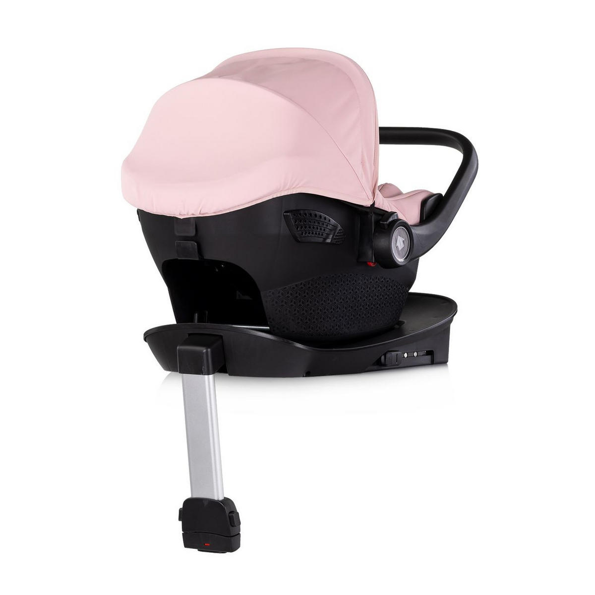 BABYSCHALE Set Isofix Pearl rosa i-Size (40-85cm) Isofix-Basis-Station Adapter - Rosa, Kunststoff (43/56/60cm) - Chipolino