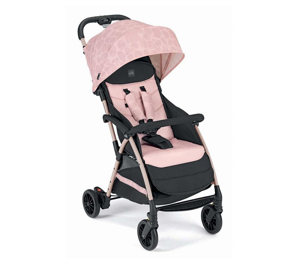 KINDERWAGEN Buggy Giramondo - ultraleicht und klappbar - Roségold/Rosa, Kunststoff (46/81/100cm) - Cam il Mondo del Bambino S.p.A.