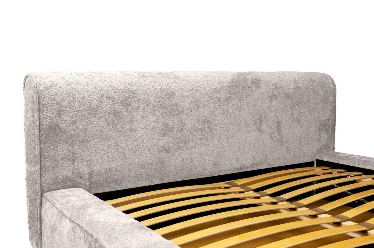POLSTERBETT aus Polstermaterial Polopos 140x200 cm, Creme - Creme, Textil (140/200cm) - Meblito