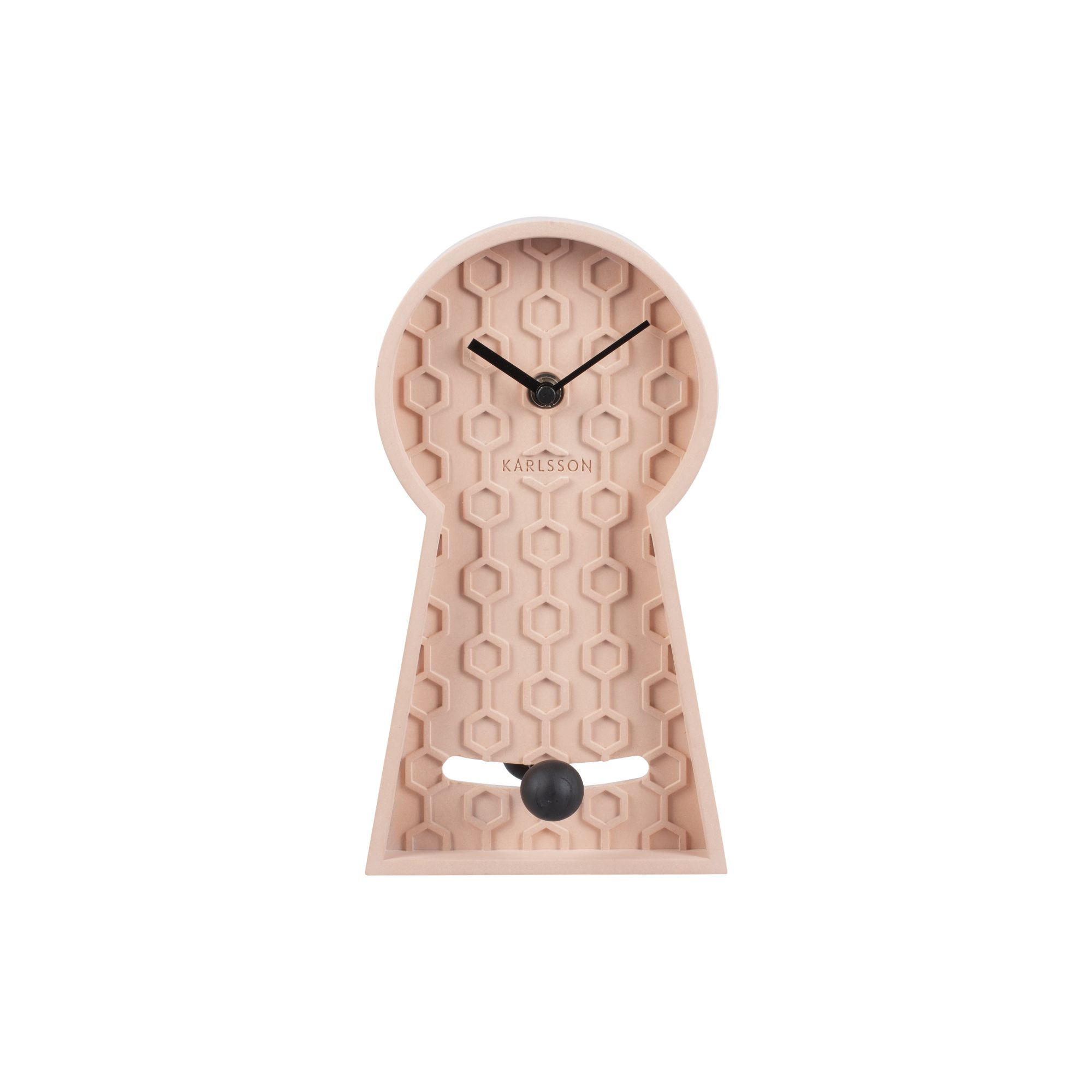 TISCHUHR Honeycomb Rosa 25/14/25 cm - Pink, Stein (14/25/25cm) - Karlsson