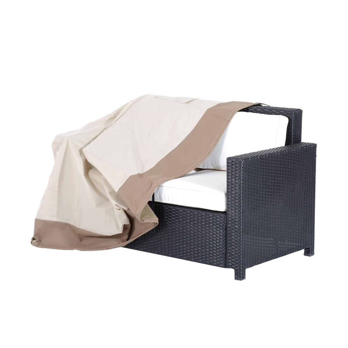 SCHUTZHÜLLE Beige und Braun 1 Stück - Beige, Kunststoff/Textil (152/79/87cm) - GiPP