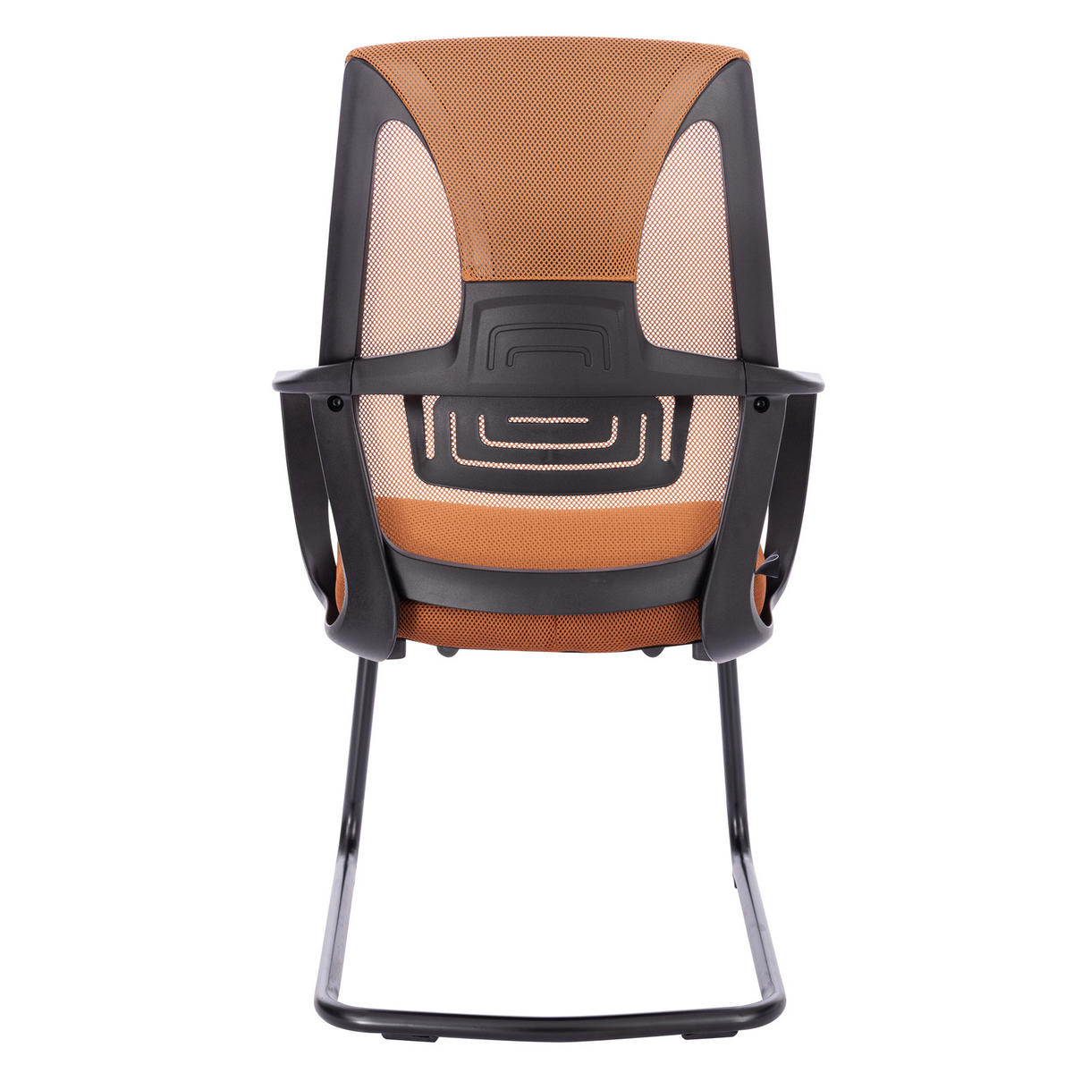 BESUCHERSTUHL DELTA 2er Set Stoffbezug Braun - Schwarz/Braun, Textil (60/100/53cm) - SVITA