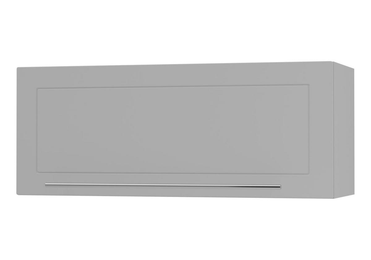KLAPPHÄNGESCHRANK Kvantum W4B/90-AV Dust Grey Matt / Grau Matt 90 / 32,5 / 36cm - Grau, Holz/Holzwerkstoff (90/36/32.5cm) - Feldmann-Wohnen