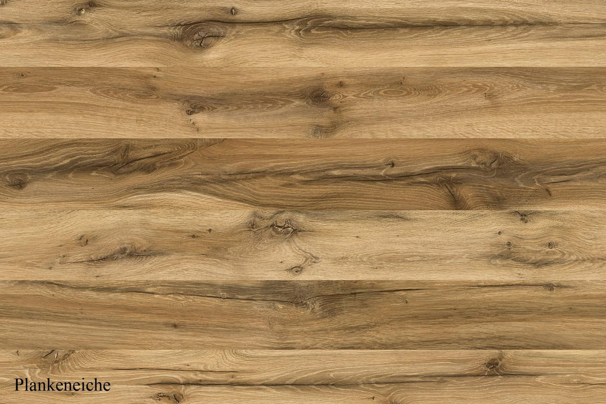 ESSTISCH ausziehbar Elena 160x90x76 Asteiche/Plankeneiche - Hellbraun, Holzwerkstoff (160/90/76cm) - 58aufmkessel