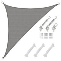 SONNENSEGEL Luftdurchlässig 425/300 cm Grau - Grau, Kunststoff (300/425cm) - Amanka