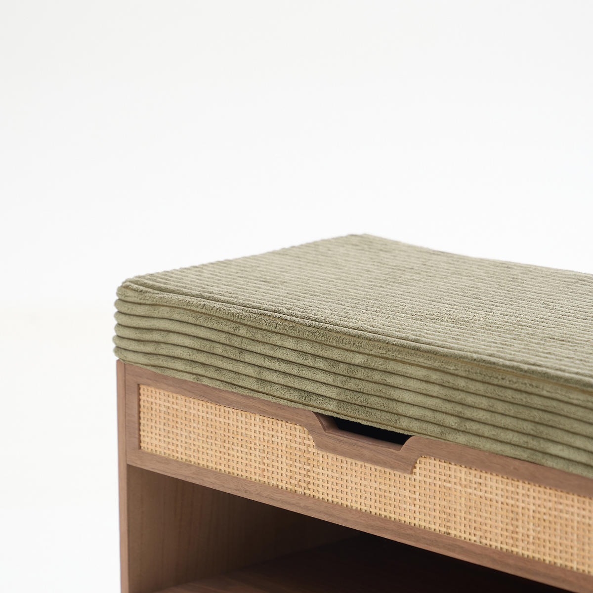 SCHUHSCHRANK Holz Grün - Grün, Holz (60/44/30cm) - Nordlys