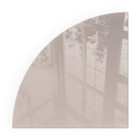 GLASPLATTE für Kamin 100x100 cm - Beige, Glas (100/100/0.4cm) - TULUP