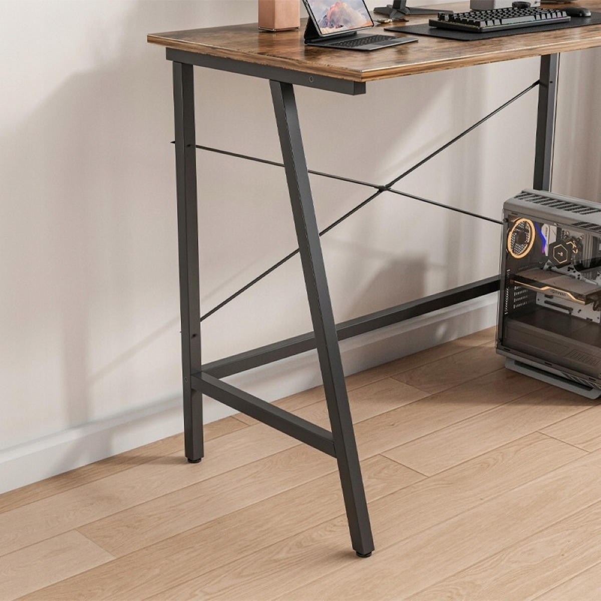 SCHREIBTISCH, braun, 100/50/75 cm - Braun, Holzwerkstoff (50/100/75cm)