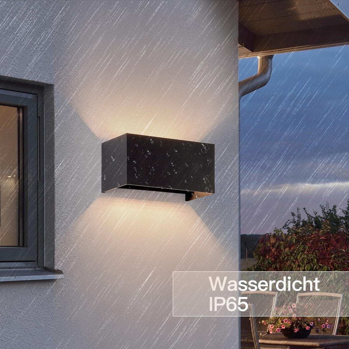 WANDLEUCHTE Inspiration 2er-Set - Schwarz, Metall (10/10/20cm) - Nettlife