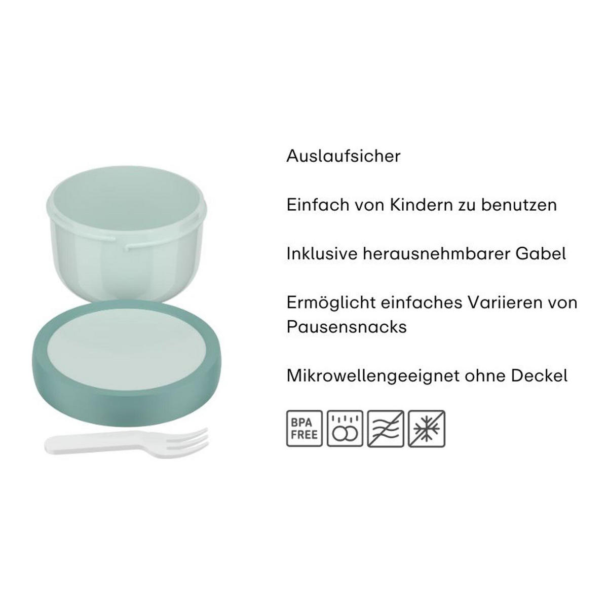 FRUCHTBOX Campus Food Fest 300 ml - Violett/Lila, Kunststoff (6.7/10.4/6.7cm) - Mepal