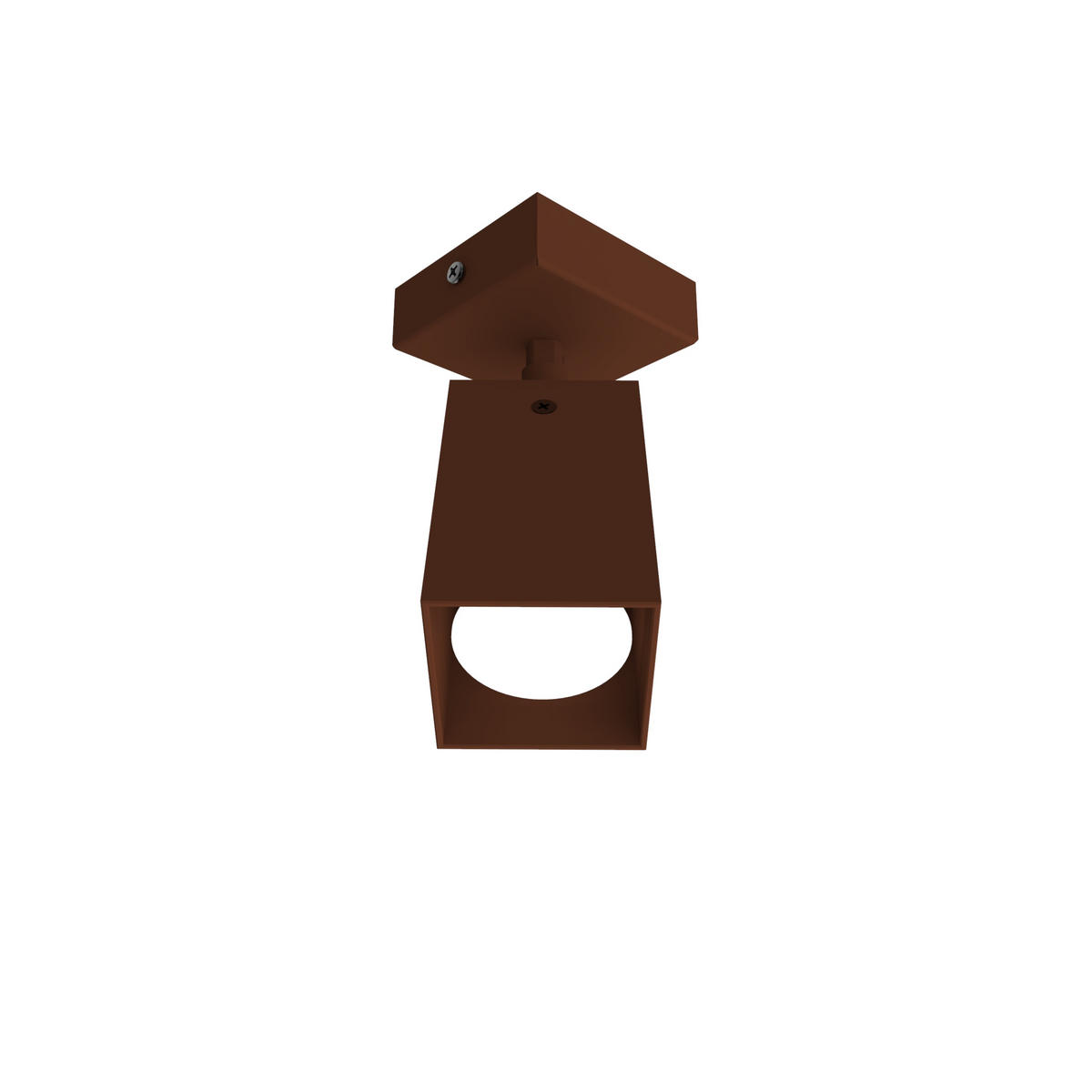 DECKENLEUCHTE - Dunkelbraun, Metall (7.6/7.6/17cm) - Lumicom