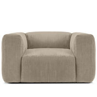 SESSEL BUFFO , Beige - Beige, Textil (130/73/96cm) - KONSIMO®
